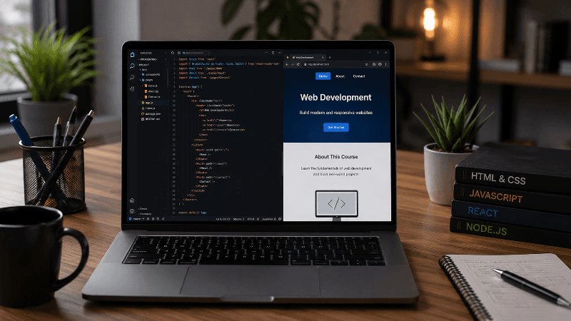 تطوير الويب الشامل باستخدام React و Node.js